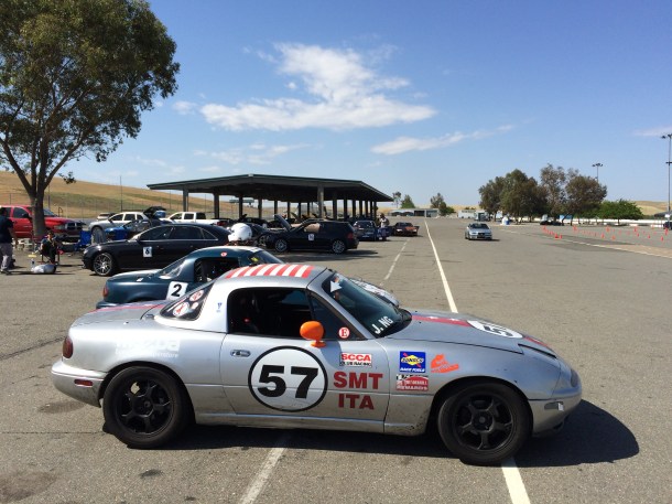 Proof that you don't need an Audi at the Audi Club event to have fun.