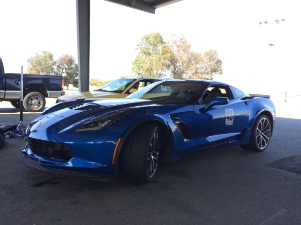 Hey, who brought the new Corvette?